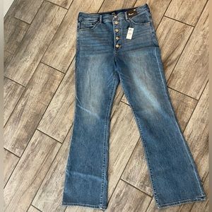 Express High waisted flare jeans SZ 14